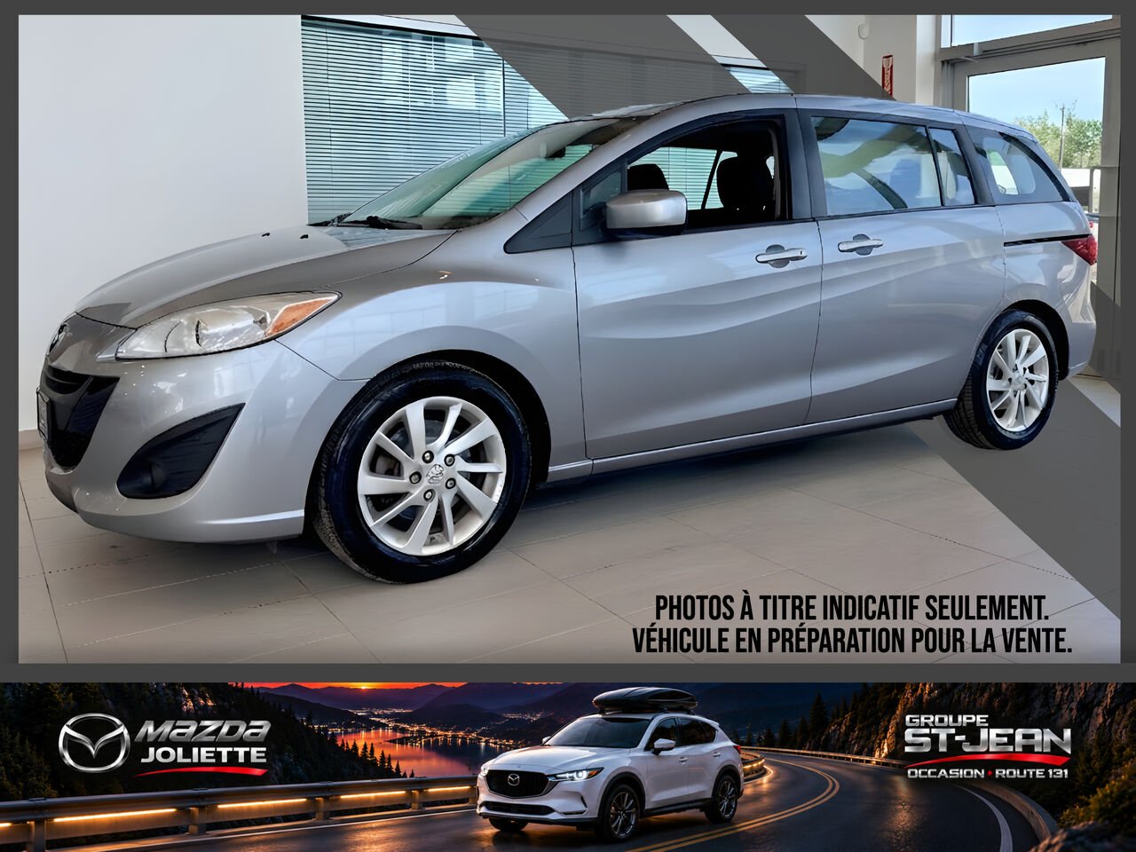2014 Mazda Mazda5 Silver Notre-Dame-des-Prairies - photo #0