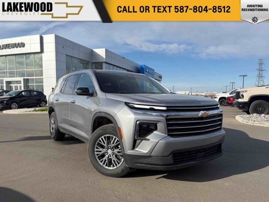 2026 Chevrolet Traverse LT 2LT AWD 2.5T 7 Passenger | Heated Leather Bucket Seats Grey