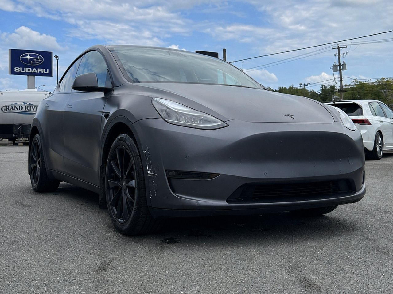 Tesla Model Y Long Range Dual Motor 2021 Gris Granby - photo #8
