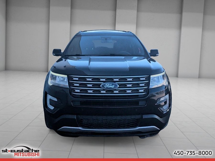 2017 Ford Explorer xlt awd 4 RM, 4 portes XLT 2.3l-7 passagers-toit panoramique sièges chauffants Black