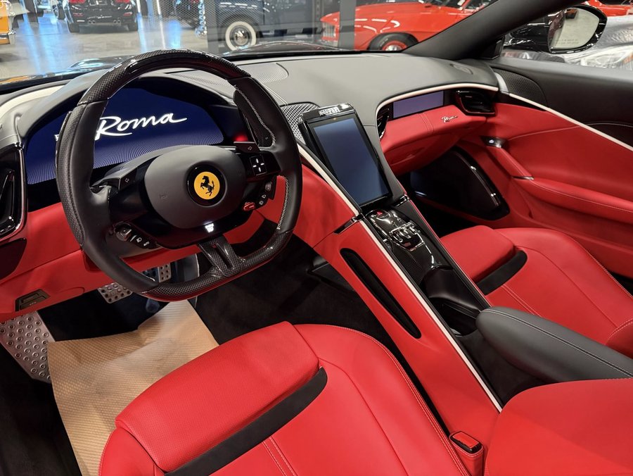 2022 Ferrari Roma | Carbon Exterior Trim | Carbon Interior Trim | Passenger Display | Hi-Fi JBL Black