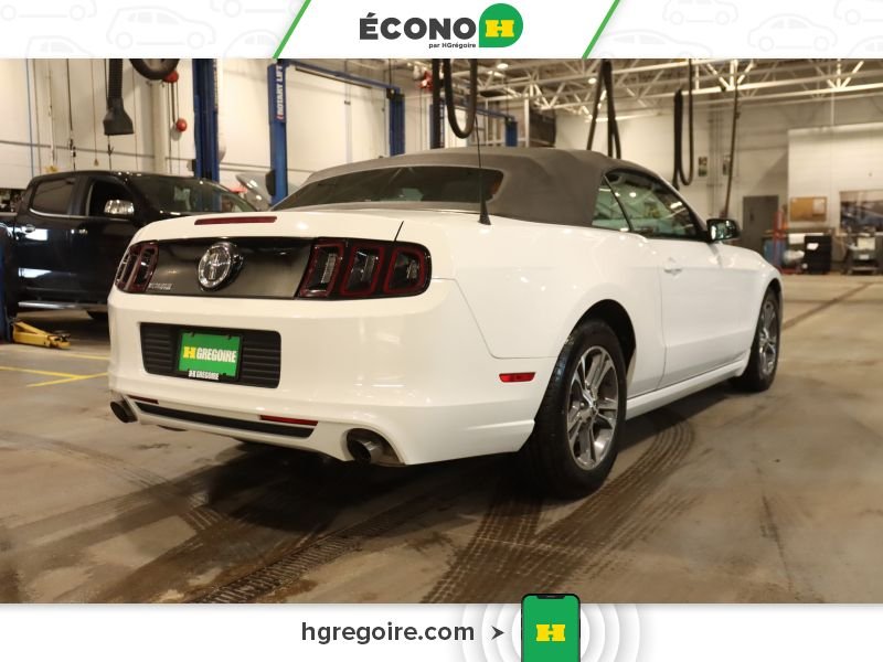 Ford Mustang 2014 Blanc Laval - photo #7