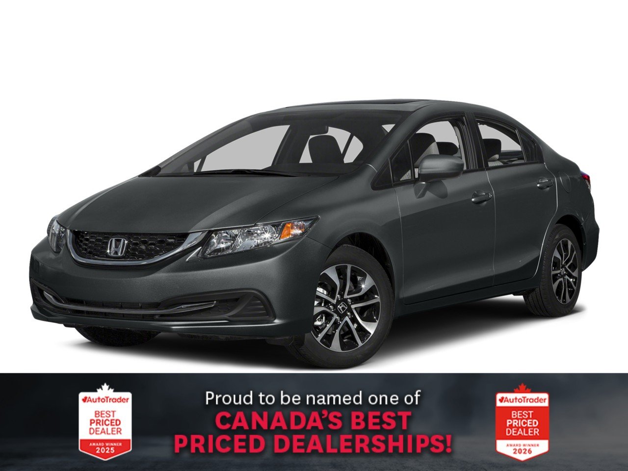 Honda Civic Berline EX Automatic 2015 Gray Ottawa & Gatineau - photo #0