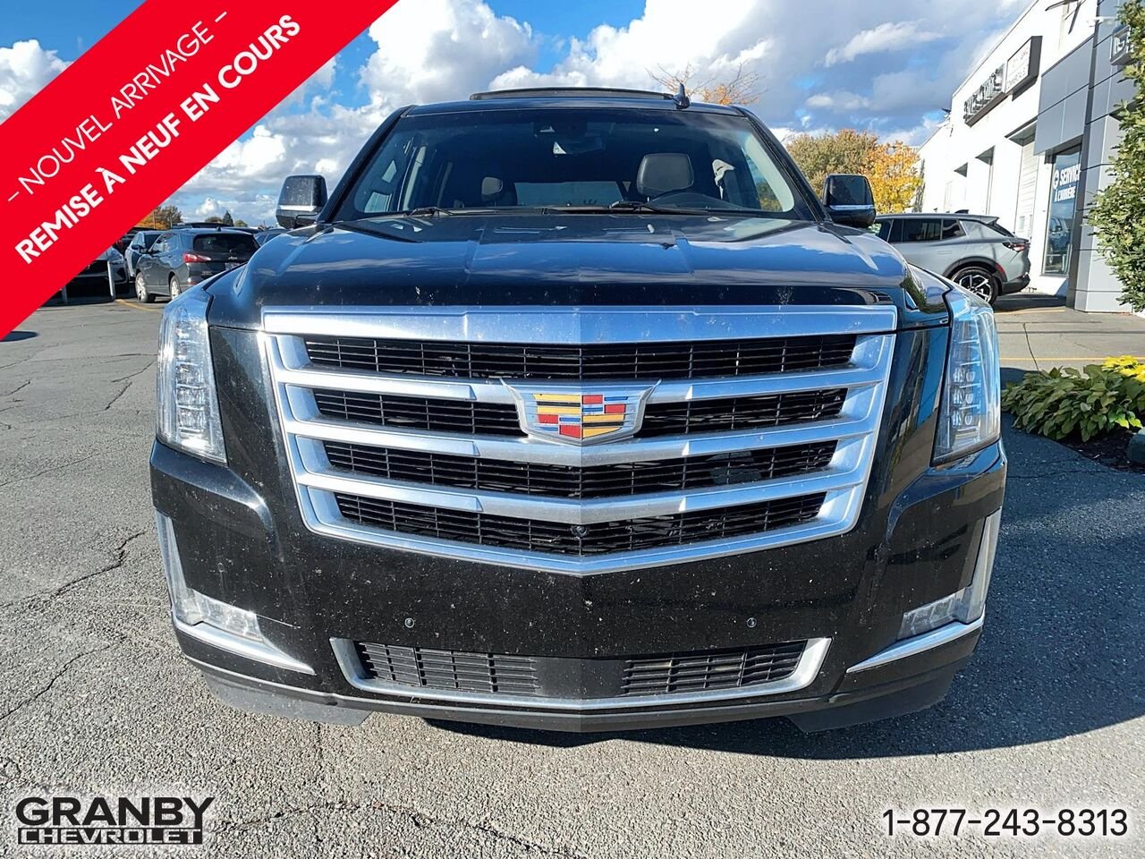 2019 Cadillac Escalade Luxe Haut de gamme 4 portes 4RM | G3887A Black Granby - photo #1
