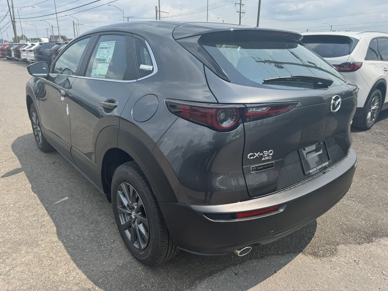 Mazda CX-30 GX TI | TRACTION INTÉGRALE | DÉMARRAGE À DISTANCE | RÉGULATEUR ADAPTATIF | CAMÉRA DE RECUL 2026 Gris Saint-Jérôme - photo #6