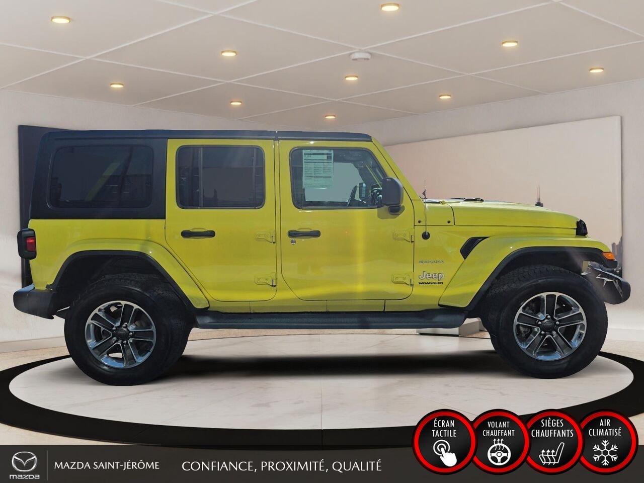 2023 Jeep Wrangler Yellow Saint-Jérôme - photo #4