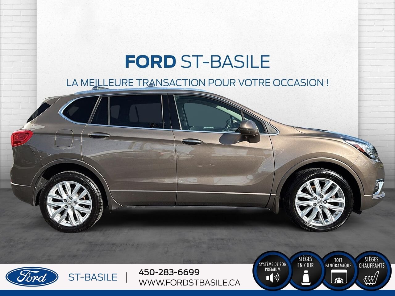 2019 BUICK ENVISION Brown Saint-Basile-le-Grand - photo #9