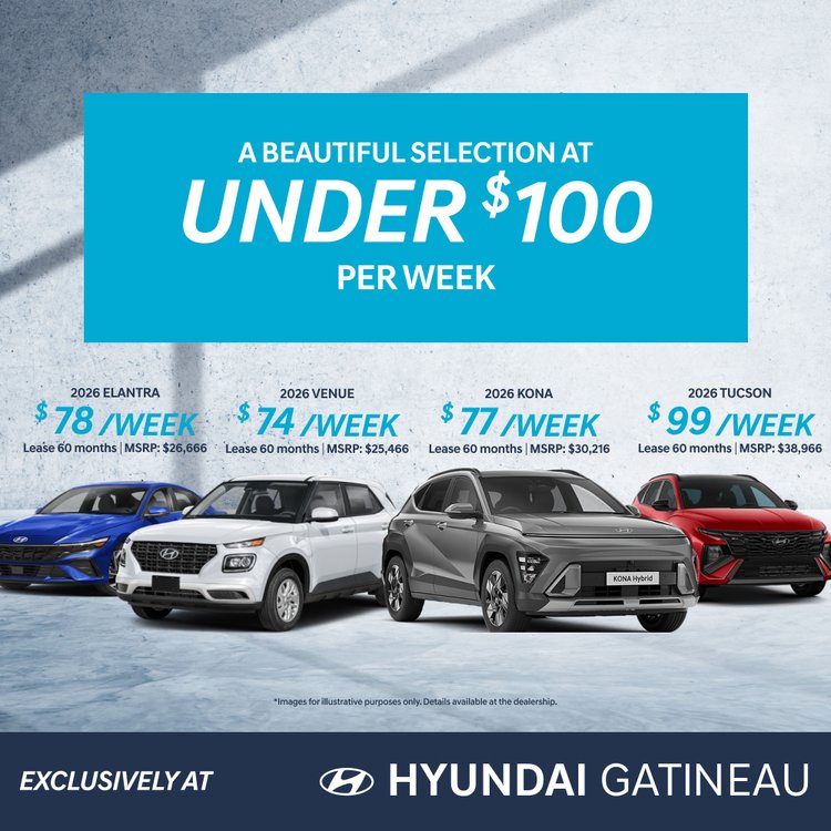 Hyundai gatineau promo moins de 100 septembre EN