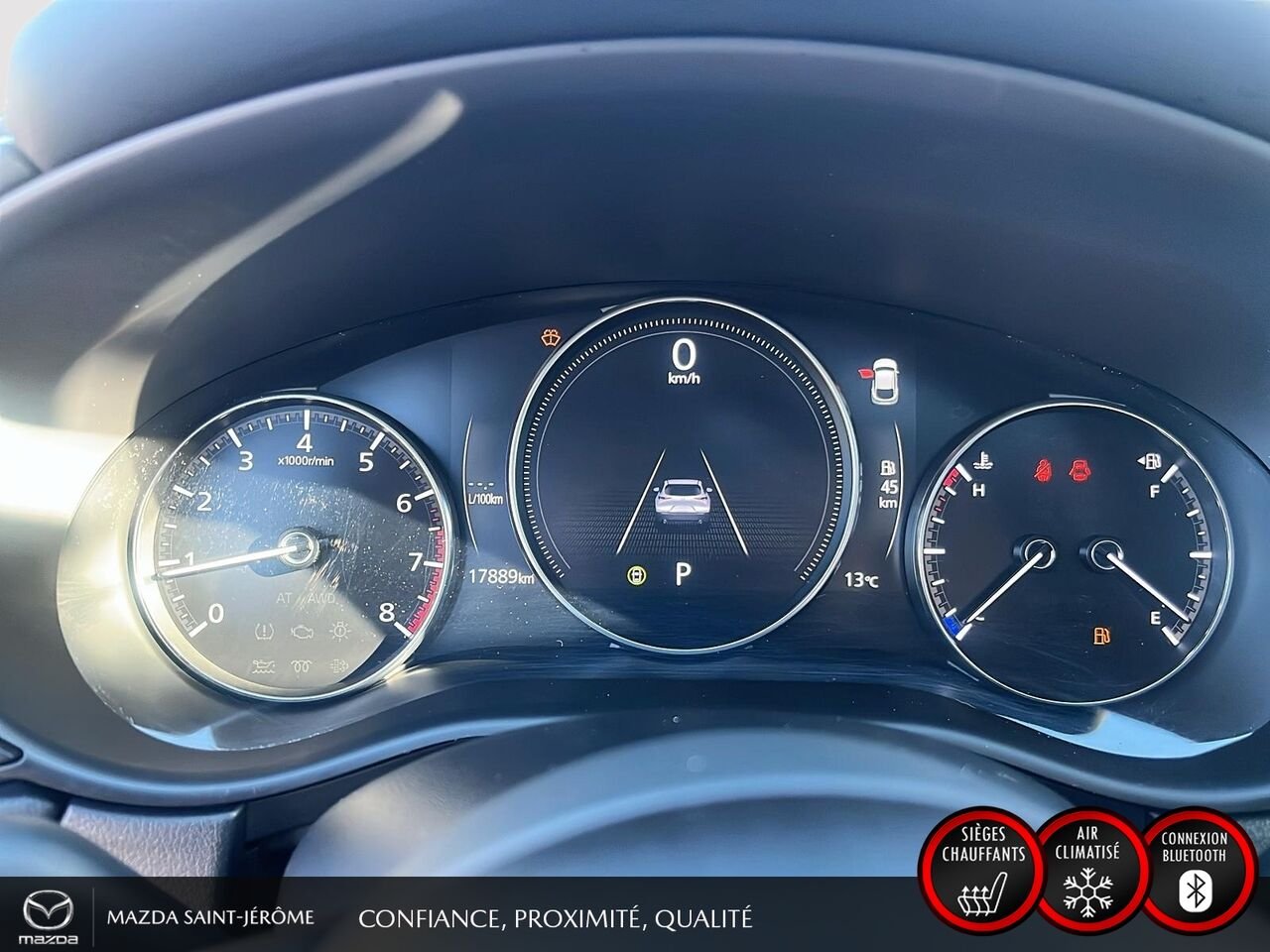 Mazda CX-30 GS LUXE | 1 PROPRIÉTAIRE | JAMAIS ACCIDENTÉ | TOIT OUVRANT | CUIR | AWD 2025 Gris Saint-Jérôme - photo #16