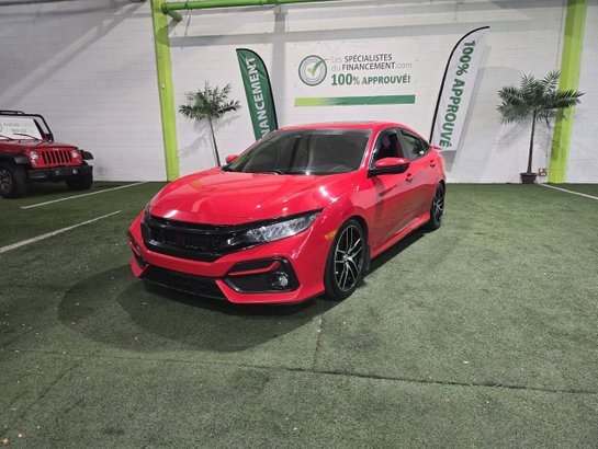 Honda Civic Si berline Manuelle 2020 Rouge