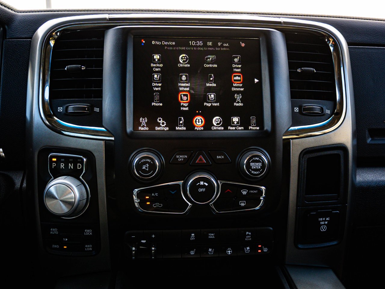 2017 Ram 1500 4WD Crew Cab 140.5 Sport Black Sherwood Park - photo #23