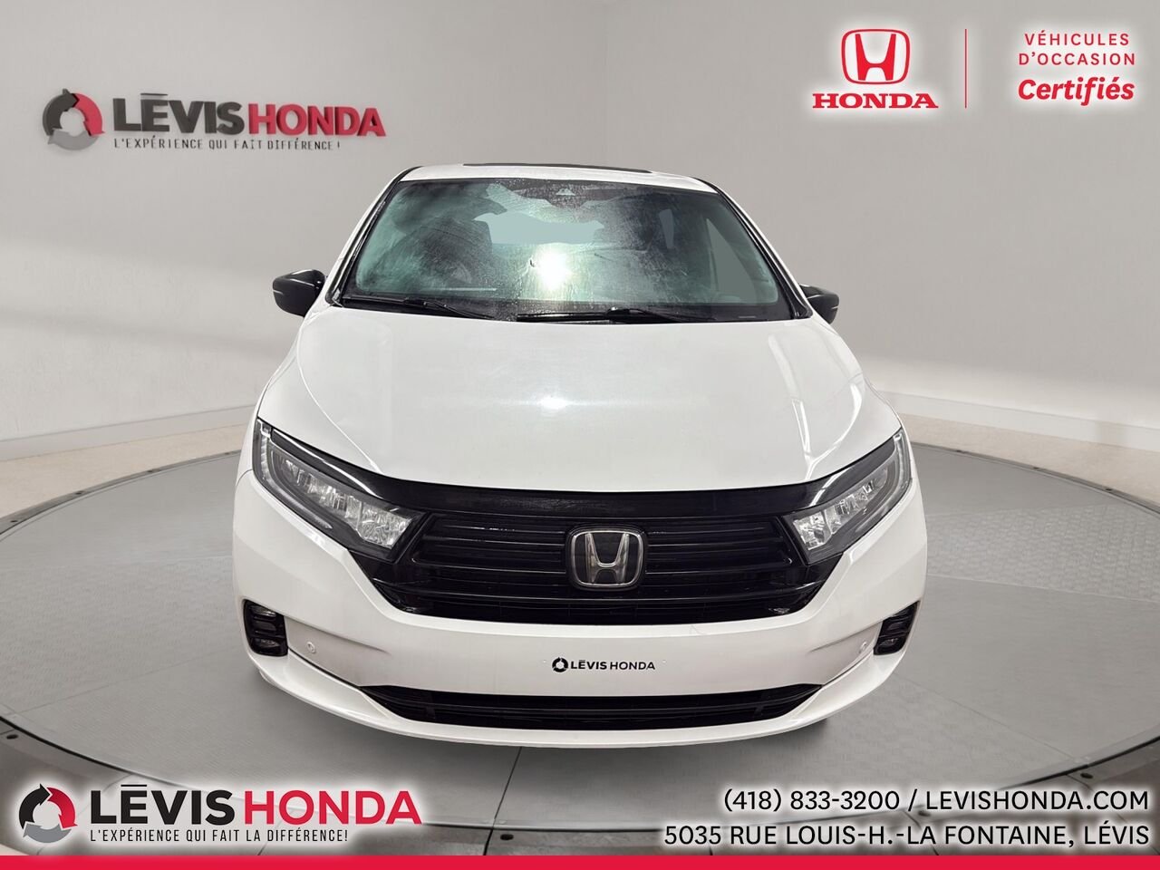 2023 Honda Odyssey Black Edition Black Edition BA White Lévis - photo #2