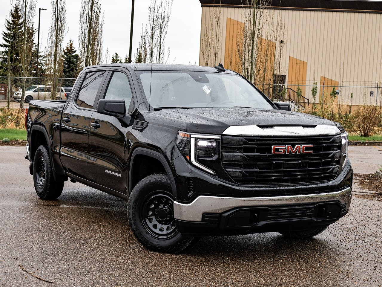 2024 GMC Sierra 1500 4WD Crew Cab 147 Pro Black Sherwood Park - photo #1