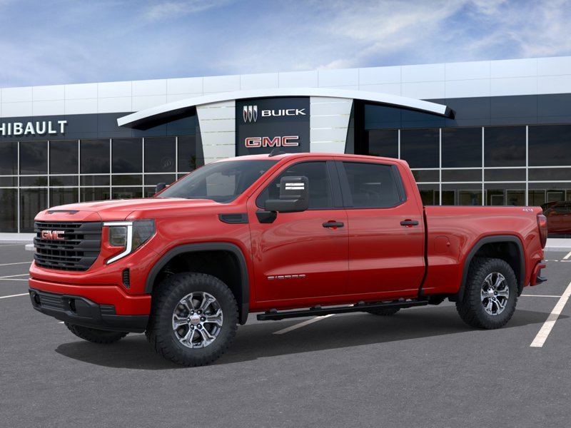 GMC SIERRA 1500 Pro cabine multiplace 4RM 157 po 2026 Rouge Sherbrooke - photo #1