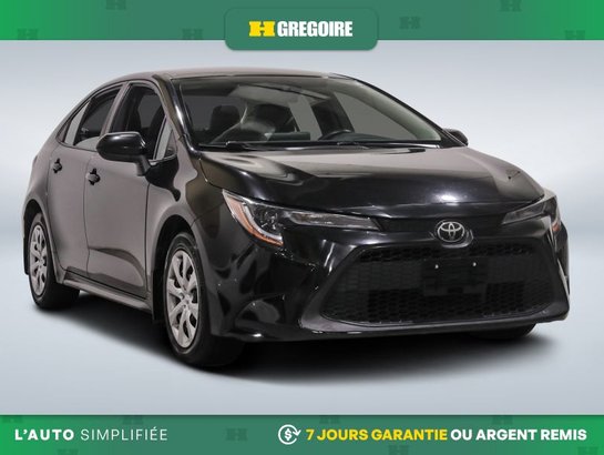 2022 Toyota Corolla LE AUTO AC GR ELECT CAM RECUL BLEUTOOTH Black