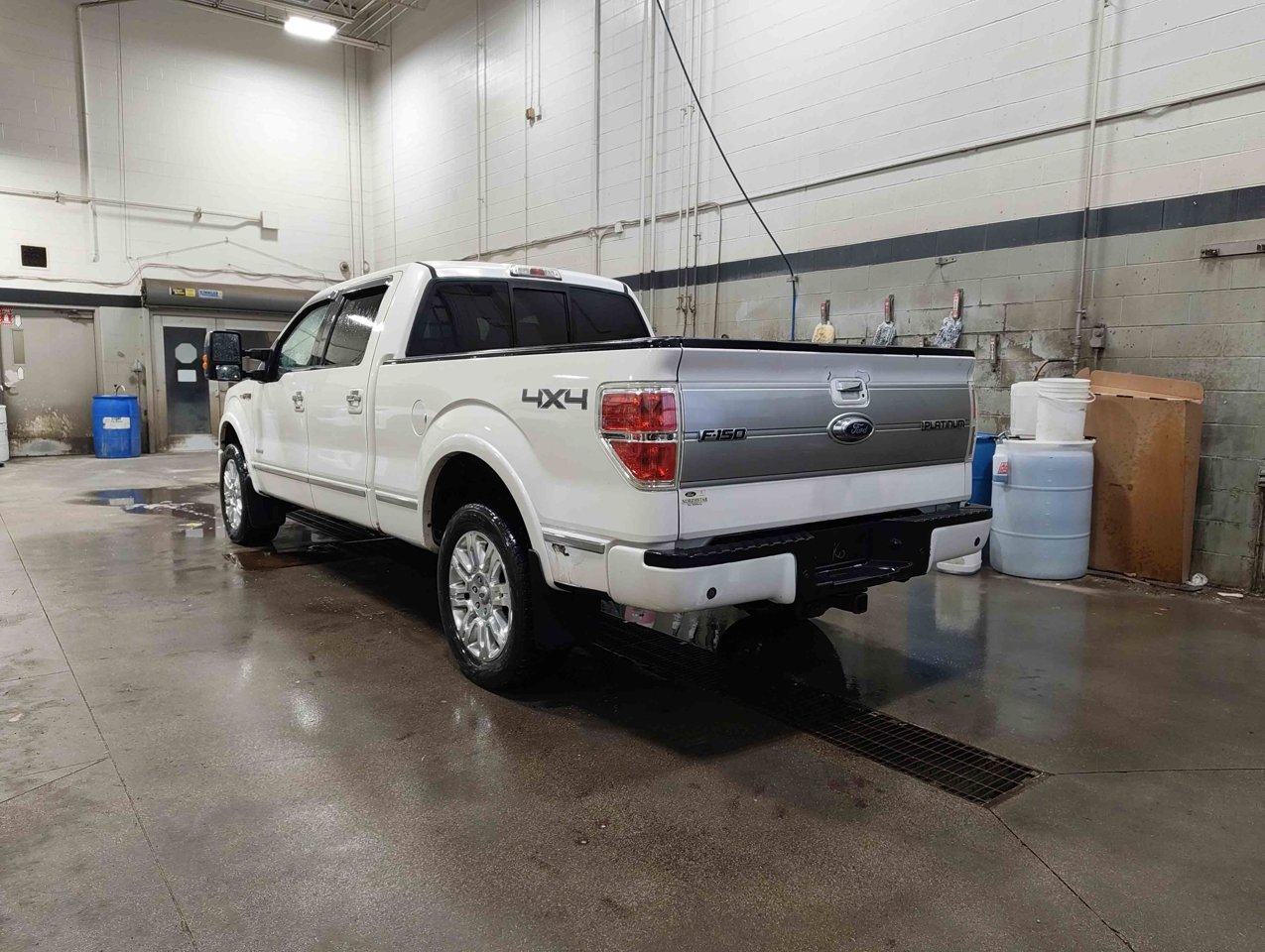 2013 Ford F-150 4WD SuperCrew 145 Platinum White Sherwood Park - photo #3