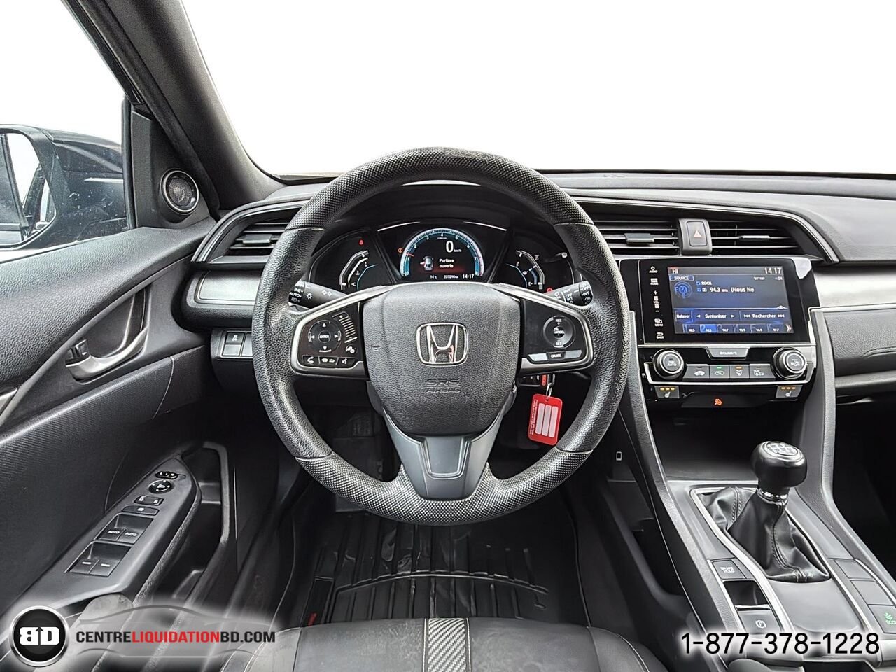 Honda Civic Hayon LX 5 portes BM | BD0398A 2017 Noir Granby - photo #12