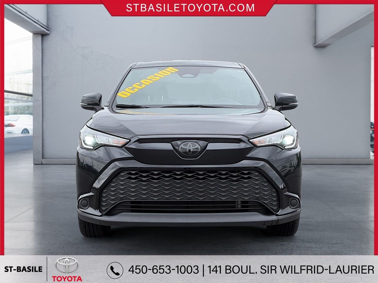 Toyota Corolla Cross HYBRIDE 2024 Noir de jais mica Saint-Basile-le-Grand - photo #1