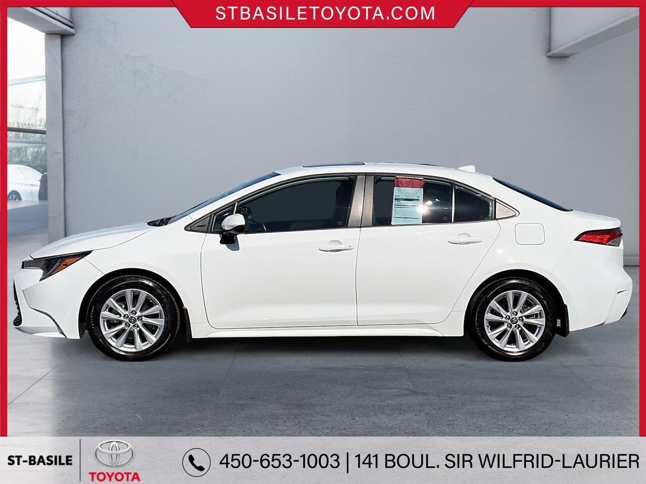 TOYOTA COROLLA 2023 Blanc Saint-Basile-le-Grand - photo #8