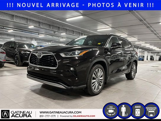 2020 Toyota Highlander Platinum AWD Black