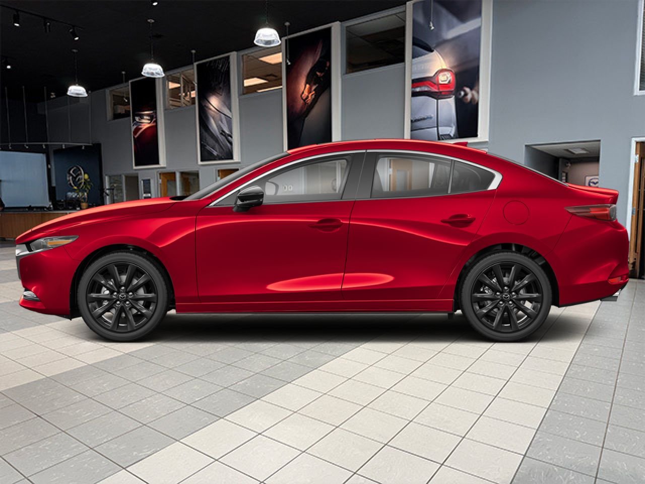 2026 MAZDA Mazda3 Soul Red Crystal Metallic Notre-Dame-des-Prairies - photo #1