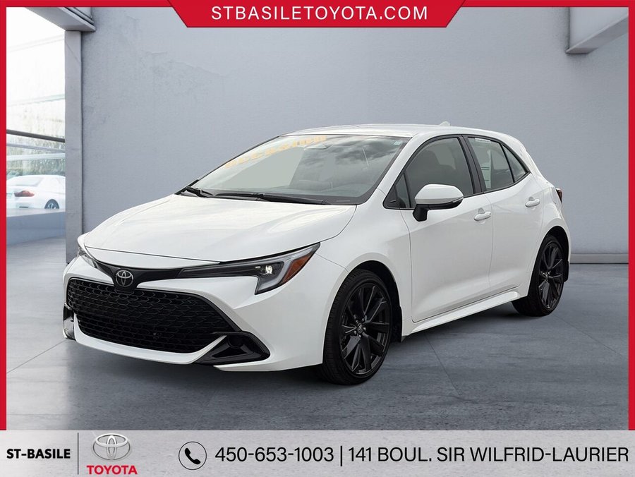 TOYOTA Corolla à hayon SE AMÉLIORÉ FWD 2025 Blanc