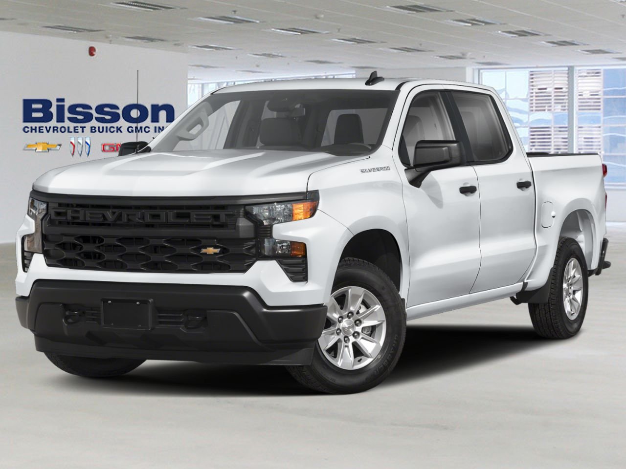 Chevrolet Silverado 1500 Custom cabine multiplace 4RM 157 po 2026 Blanc sommet Thetford Mines - photo #0