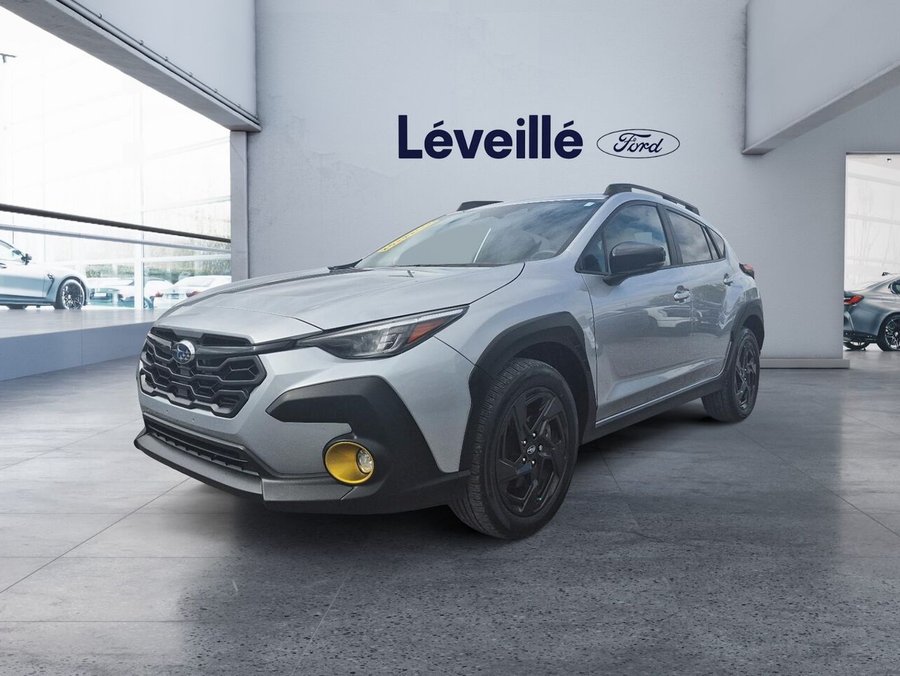 Subaru Crosstrek Onyx AWD ** TOIT * CAMÉRA DE RECULE ** SIEGES CHAUFFANTS ** CARFAX CLEAN ** 2024 Gris