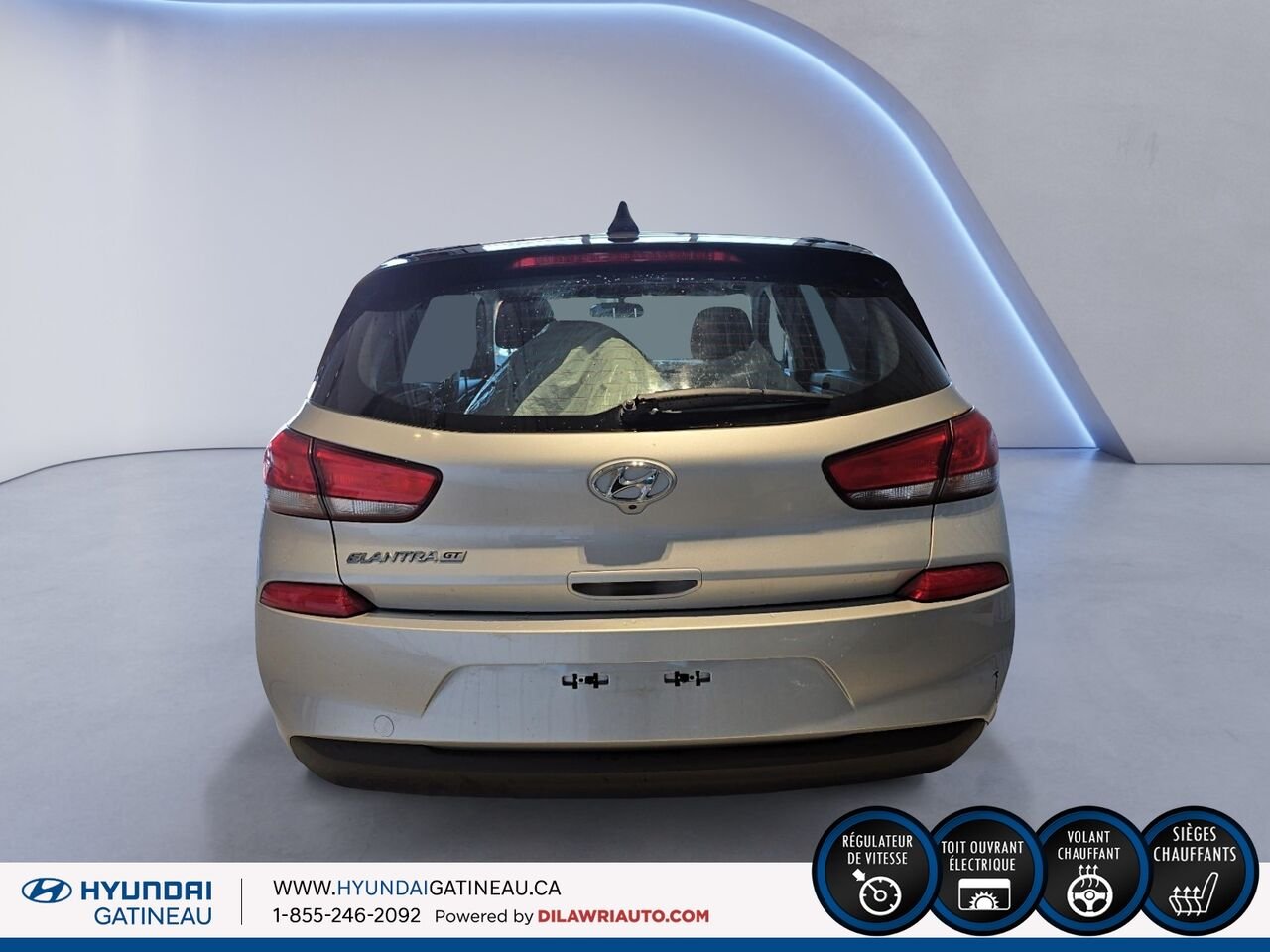 Hyundai Elantra GT GlS *** Manuel , siege chauffant ,air climatiser *** 2018 Argent Ottawa & Gatineau - photo #4