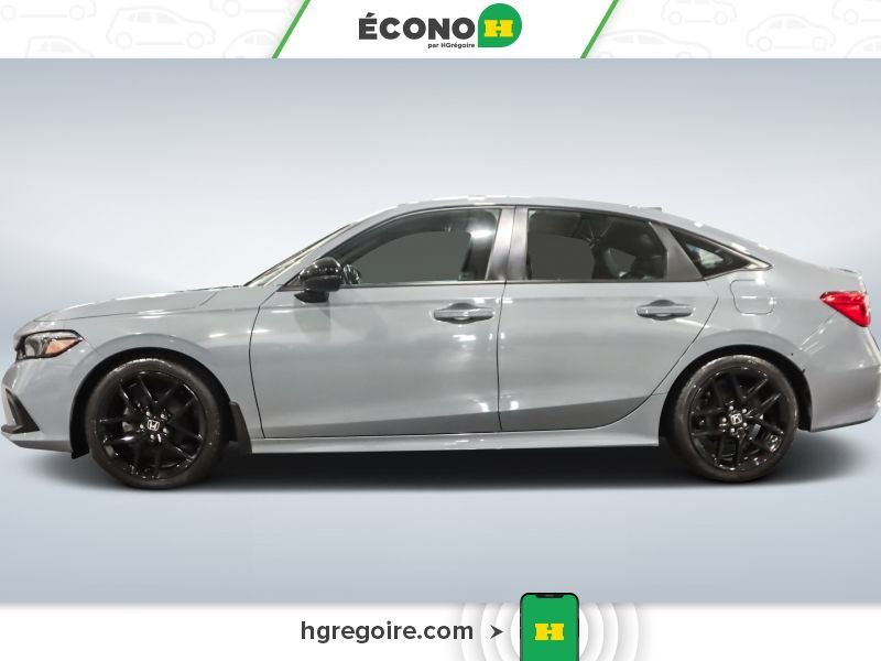 2023 Honda Civic SPORT AUTO A/C TOIT MAGS BLUETOOTH CAM RECULE Grey