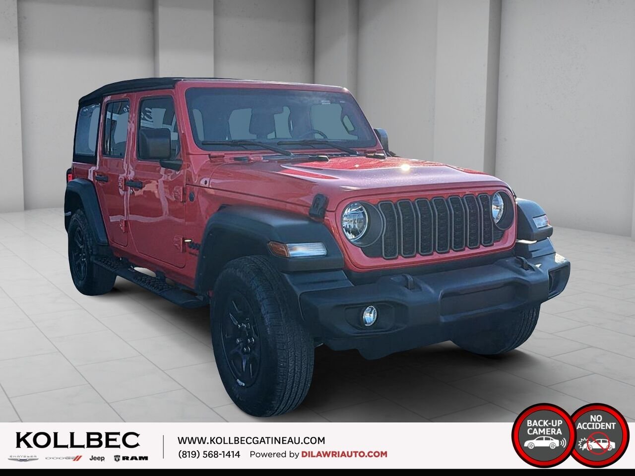 JEEP WRANGLER Sport 4x4 2024 Rouge Ottawa & Gatineau - photo #12