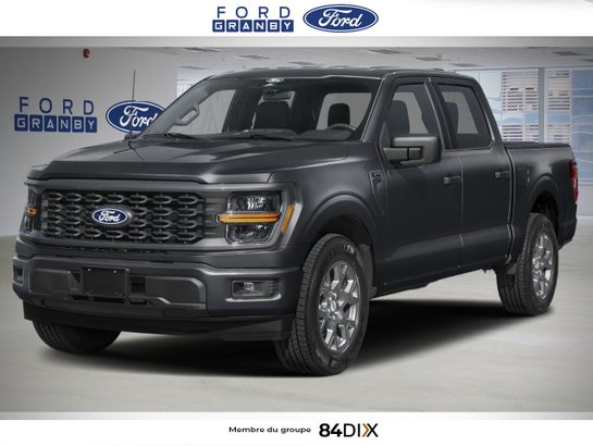 2026 Ford F-150 STX cabine SuperCrew 4RM caisse de 5,5 pi Agate Black Metallic