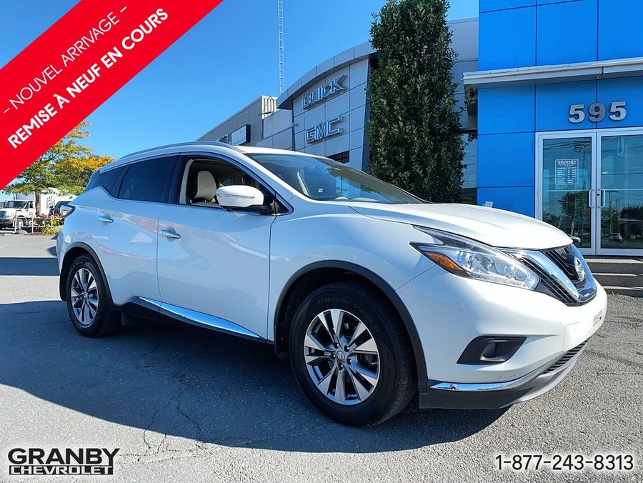 2015 Nissan Murano Traction intégrale 4 portes SL White