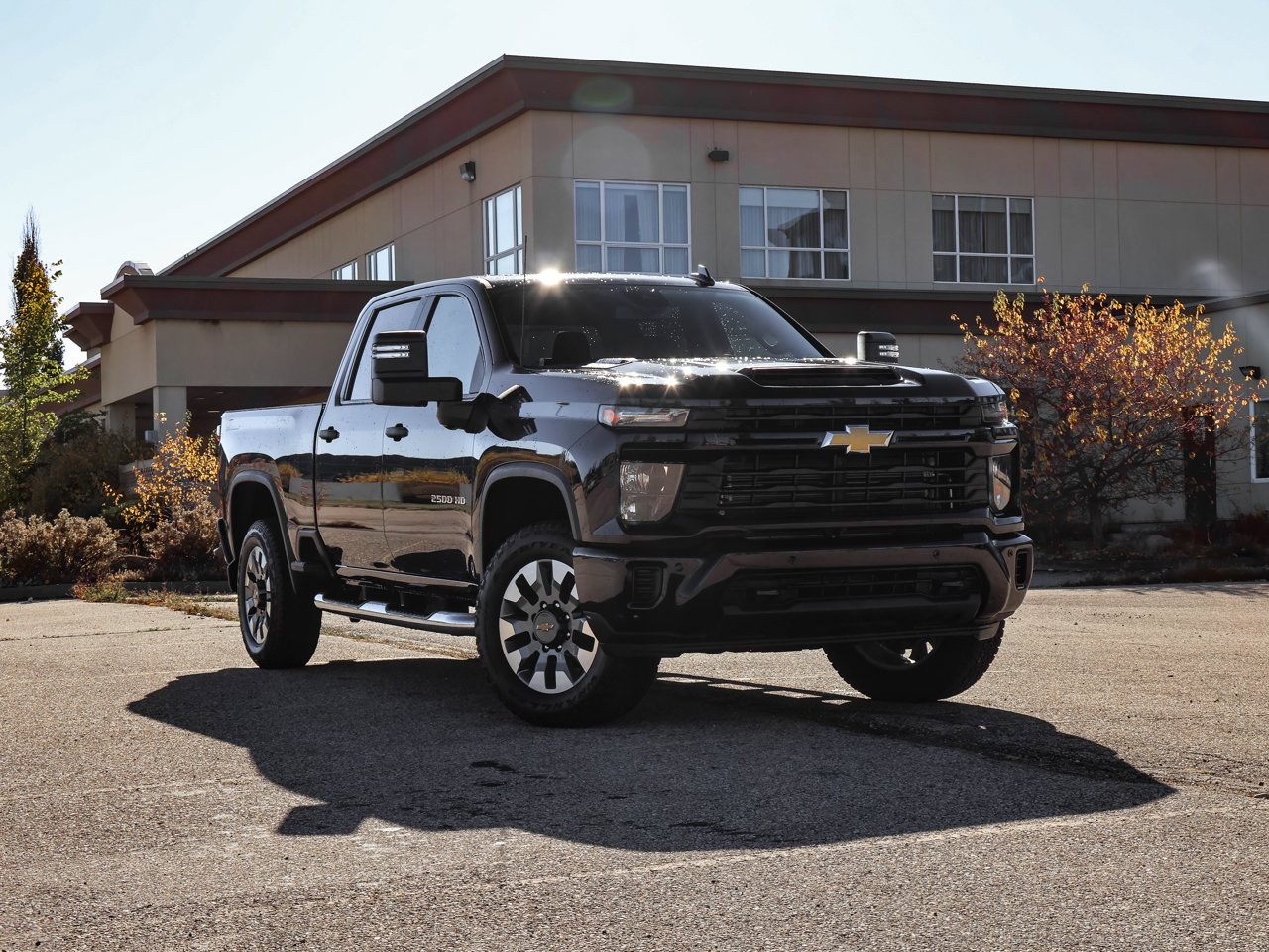 2026 Chevrolet Silverado 2500HD 4WD Crew Cab 159 Custom Black Sherwood Park - photo #1