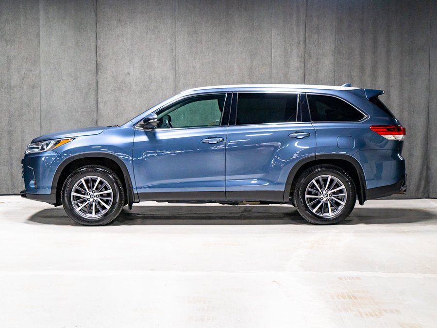 2019 Toyota Highlander XLE AWD CUIR TOIT OUVRANT Blue