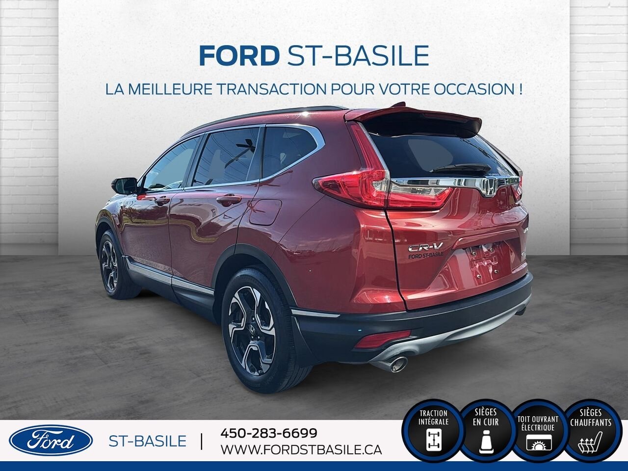 2018 HONDA CR-V Red Saint-Basile-le-Grand - photo #4