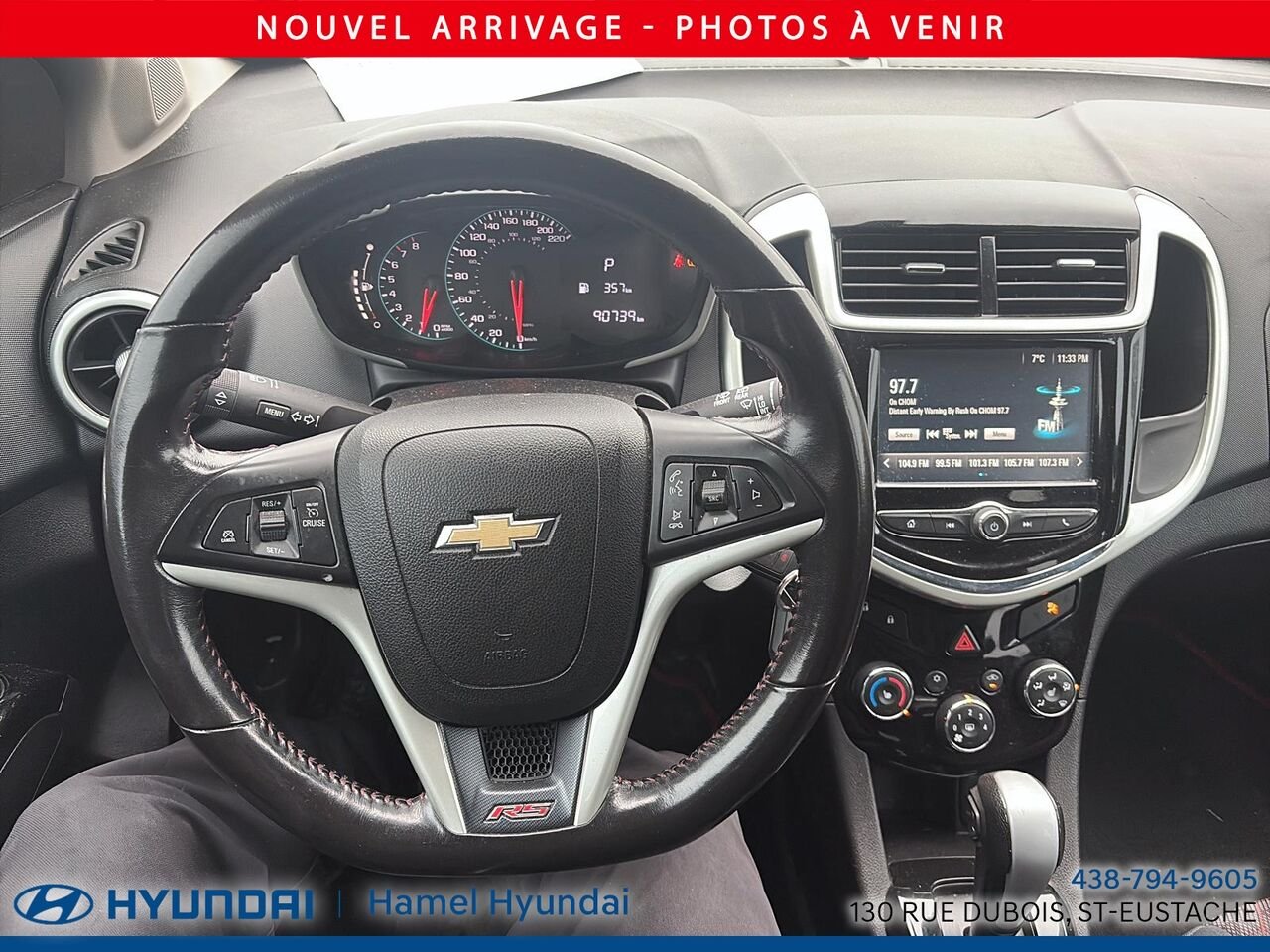 2017 Chevrolet Sonic White Saint-Eustache - photo #12