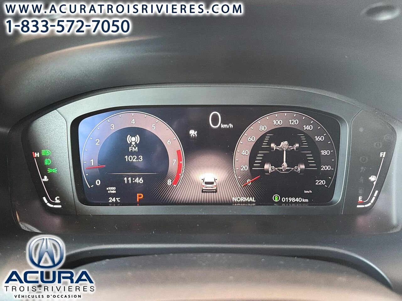 2025 Acura ADX A-Spec AWD, TOIT PANO, VOLANT CHAUFFANT Grey Trois-Rivières - photo #22