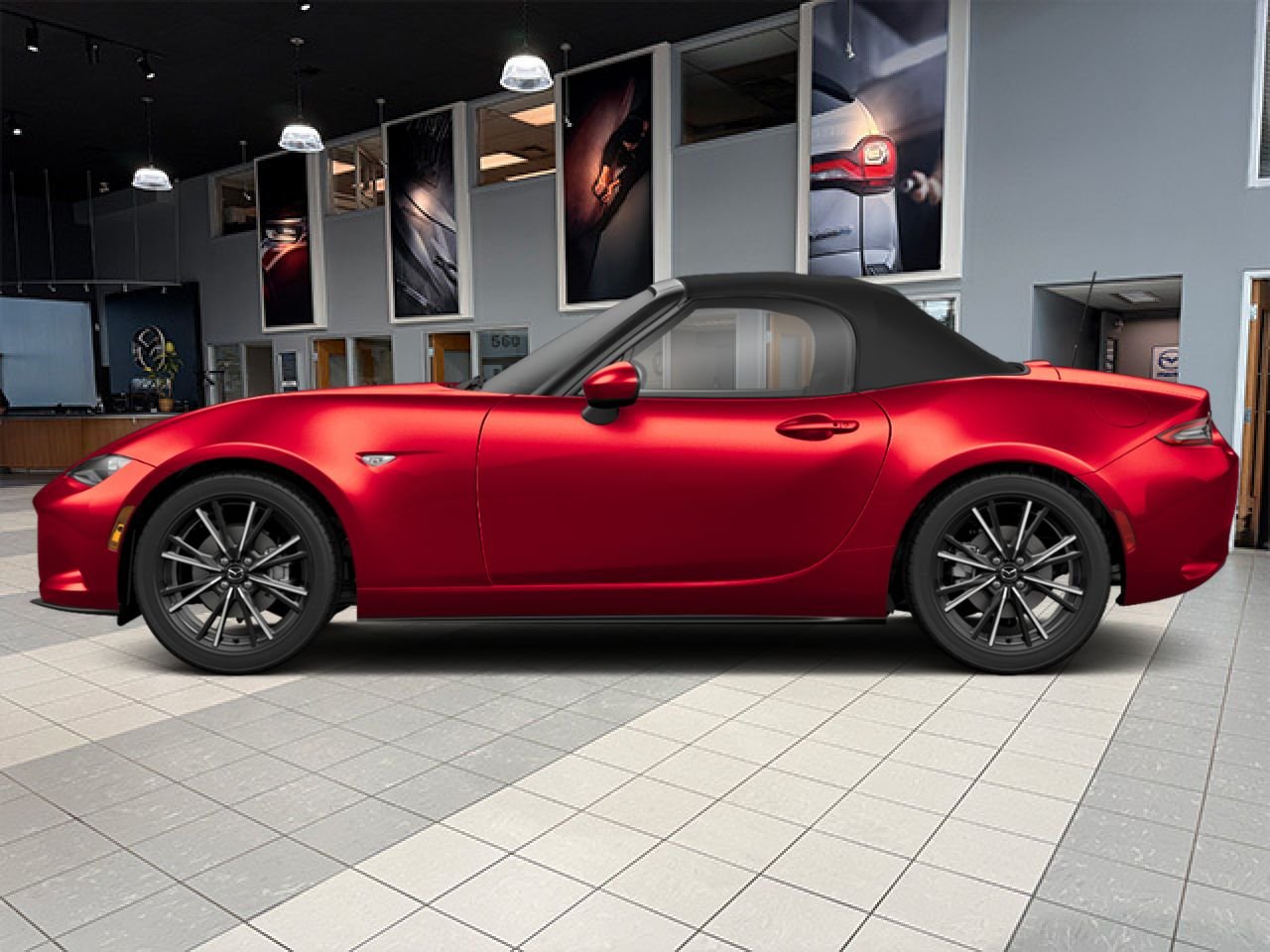 MAZDA MX-5 2025 Rouge vibrant cristal métallisé Notre-Dame-des-Prairies - photo #1