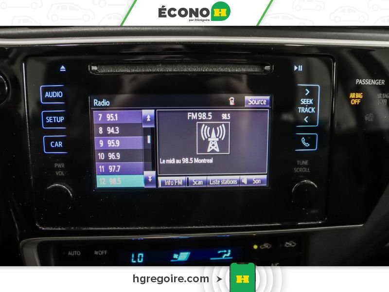 Toyota Corolla 822013 | LE AWD A/C GR ÉLECT MAGS CAM RECUL BLUETOOTH 2017 Noir Laval - photo #15