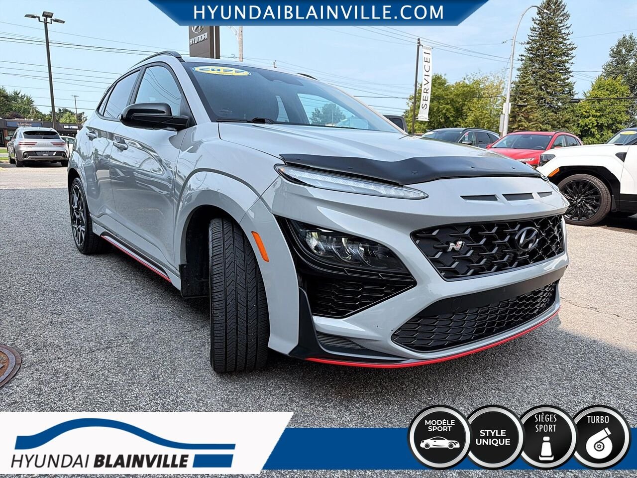 2022 Hyundai Kona N Grey Blainville - photo #2