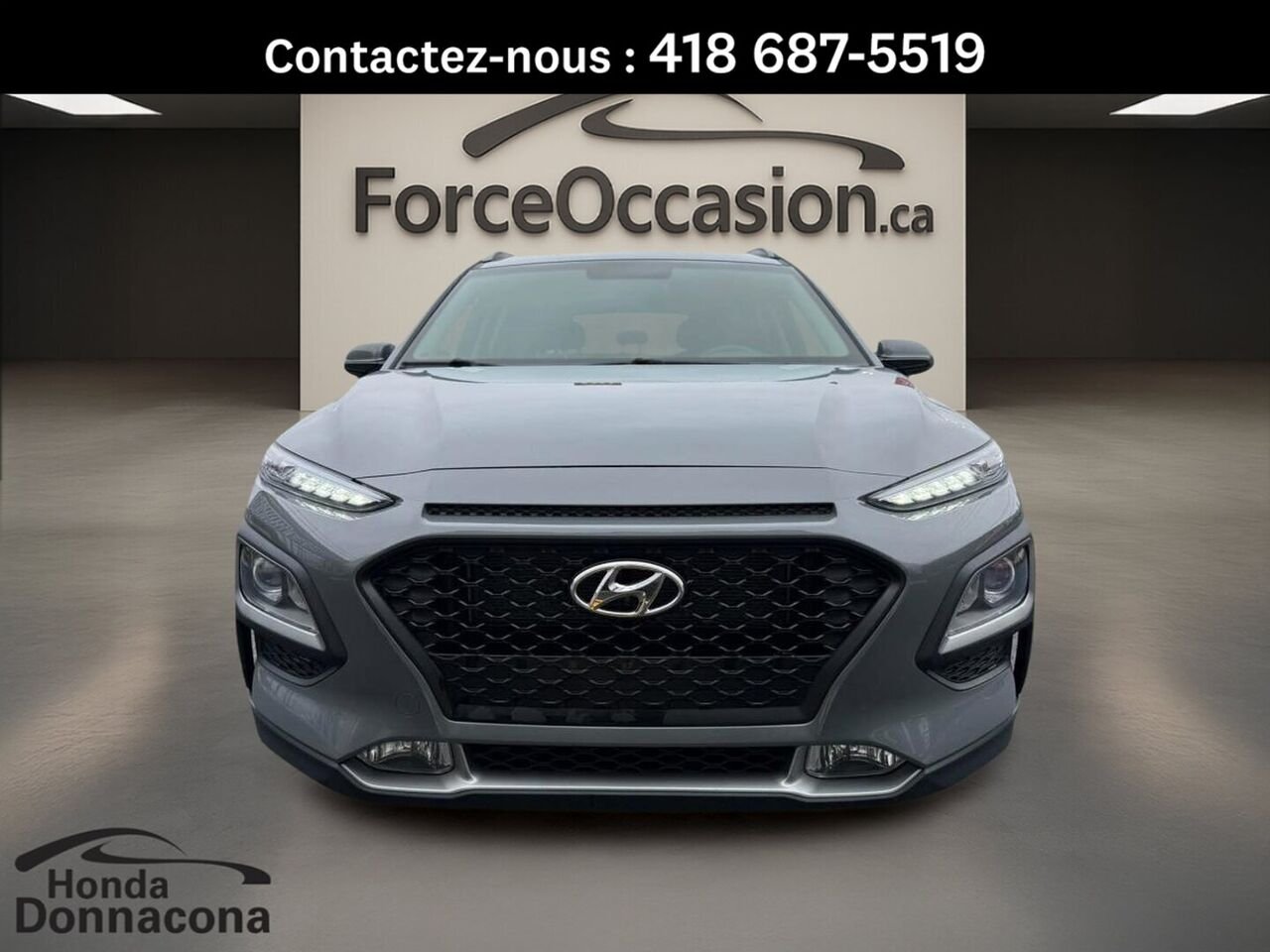 Hyundai Kona 2021 Gris Donnacona - photo #2