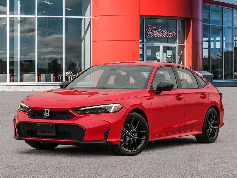 2026 Honda Civic Sedan Hybrid 2026 Rallye Red
