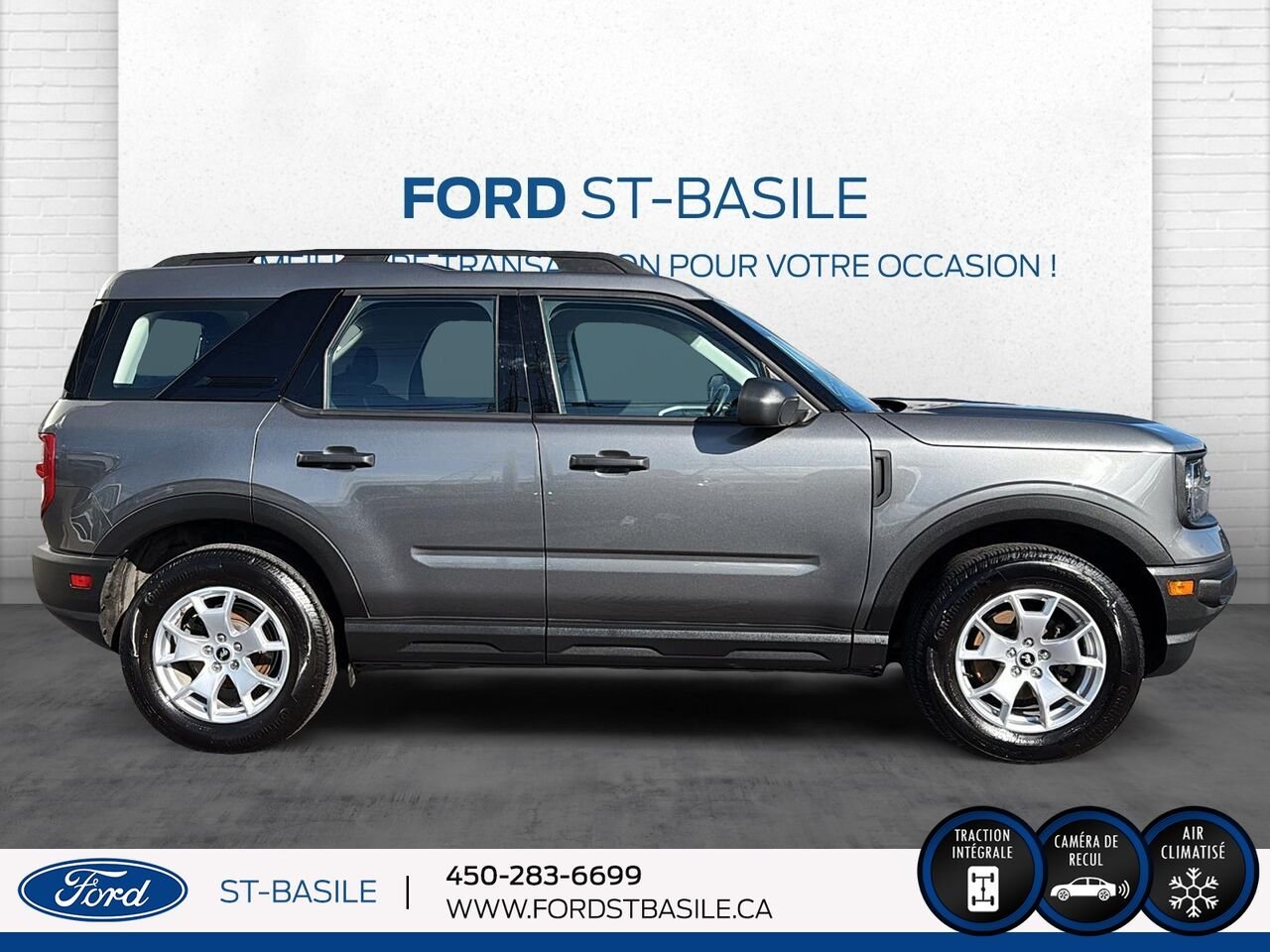 Ford BRONCO 2023 gray Saint-Basile-le-Grand - photo #9