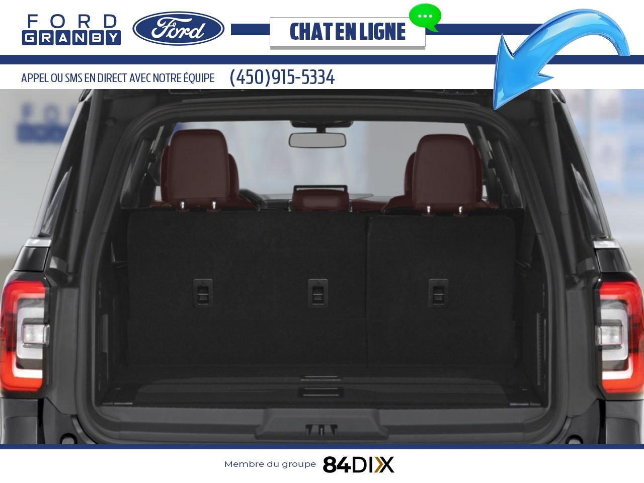 Ford Expedition 2022 Noir agate Granby - photo #9