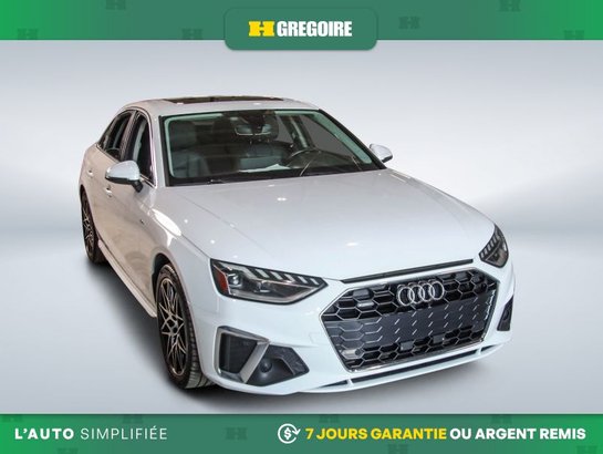 Audi A4 2020 2020 Blanc