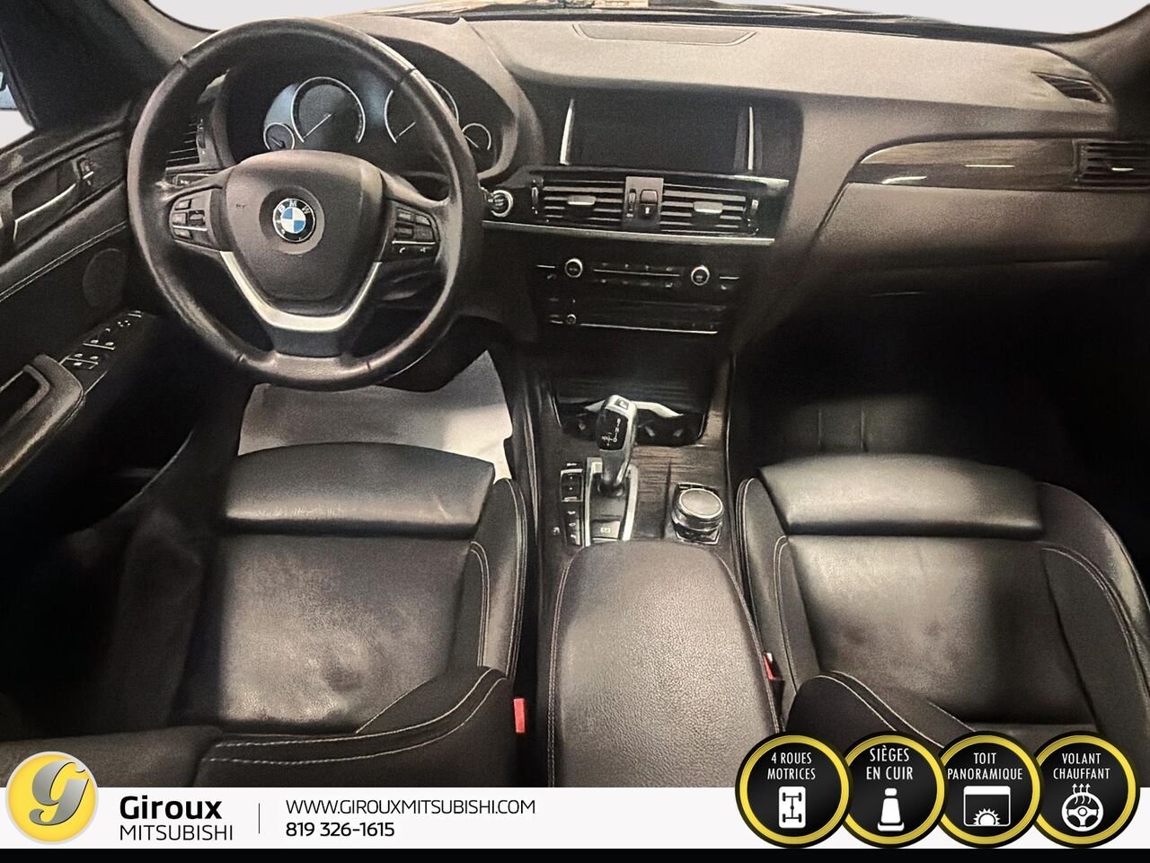 2017 BMW X3 XDRIVE28I Black Sainte-Agathe-des-Monts - photo #11