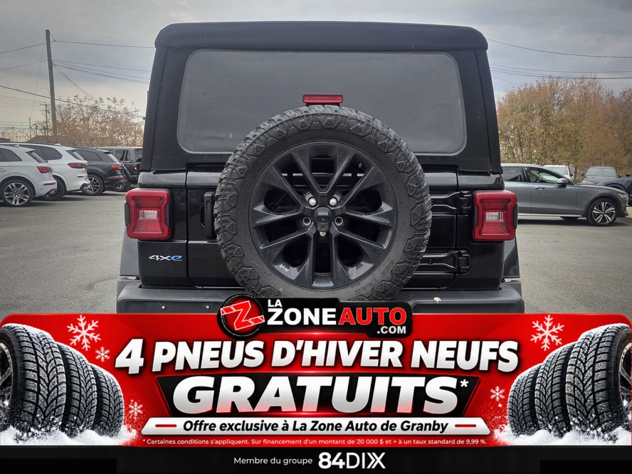 Jeep Wrangler 4xe 2021 Noir Granby - photo #5