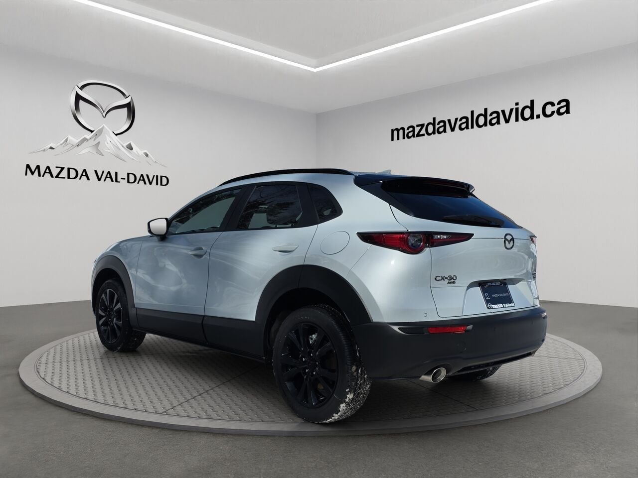 2026 Mazda CX-30 GT turbo, awd, toit ouvrant, Écran 360 degré, Navigation, chargeur sans fil pour cellulaire Aero Grey Metallic Val-David - photo #15