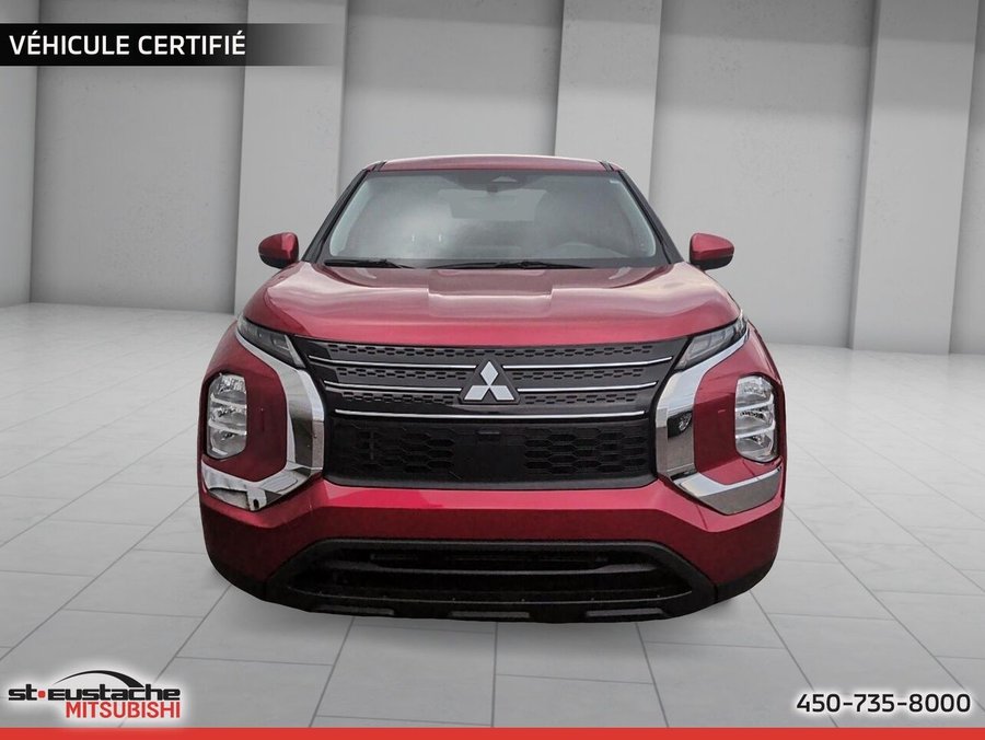 Mitsubishi Outlander ES S-AWC-BANC CHAUFFANT-CAMERA DE RECUL-CARPLAY/ANDROID AUTO 2022 Rouge